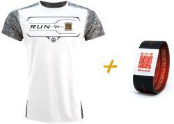 Camiseta Inteligente QR Contactless Blanca de Hombre + Pulsera
